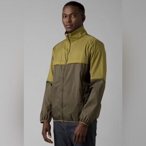 Prana Men’s Transit Range Sweet Grass 100% Recycled Nylon Lightweight Jacket XL